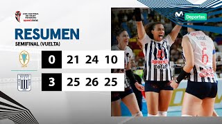 RESUMEN Regatas Lima 0️⃣  3️⃣ Alianza Lima  SEMIFINAL VUELTA  LNSV 20232024 👋🏐🏆 [upl. by Jaban]