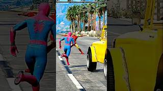 GTA V Spider Man Help Baby and Car gta shorts viralvideo [upl. by Marthena]