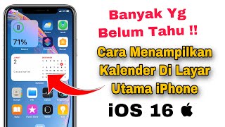 Cara Menampilkan Kalender Di Layar Utama iPhone [upl. by Ycart]