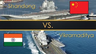 Carrier Duel  Vikramaditya India vs Shandong China in Command Modern Operations  Lets play [upl. by Caril]