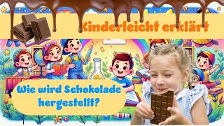 Wie Wird Schokolade Hergestellt Kinderleicht Erklärt erklärung kinder schokolade chocolate [upl. by Ahseikal]