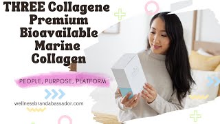 Three Collagene Premium Bioavailable Marine Collagen [upl. by Woodsum]