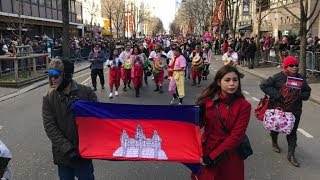 Défilé du Nouvel An Chinois 2018 à la Porte de Choisy [upl. by Shaner214]