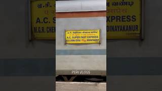 💥😱Chennai Bodinayakanur Express Pathi Theriyuma🤯⁉️💢 shorts perivlogs [upl. by Eelyma]