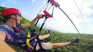 ONE OF THE LONGEST ZIPLINES IN THE CARIBBEAN St Kitts [upl. by Lauder]