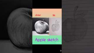 Artist VS mine apple sketch apple [upl. by Concoff173]