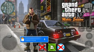 GTA 4 MOBILE EDITION🔥 GTA Liberty City Map Mod  Android GTA SA 2023  HINDIURDU [upl. by Job]