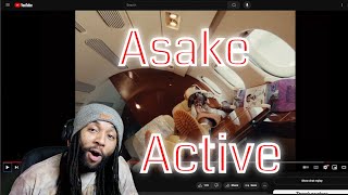 Asake Travis Scott  Active Official Video  Reaction corléonreacts [upl. by Adnat]