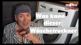 ✅Der Beste WärmepumpenTrockner Bosch Serie 8 Wäschetrockner Display und Funktionen Erklärung Test [upl. by Mohn]