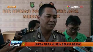 Polisi Periksa Firza Husein Selasa Besok [upl. by Lleunamme464]