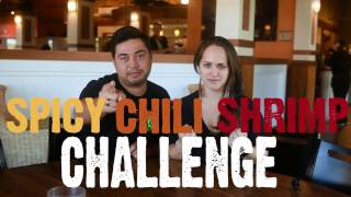 Spicy Chili Shrimp Challenge at Pounders [upl. by Yelich]