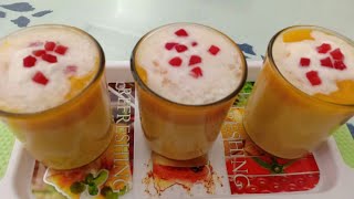 Quick Mango Recipe  Mango Mousse Recipe [upl. by Notsyrb186]