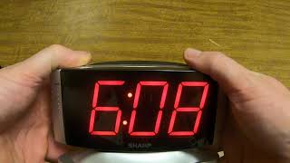 Set the Alarm and Clock on a Sharp SPC033D Alarm Clock [upl. by Manuela761]