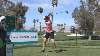 マデレーネ・サグストロム Madelene Sagstrom【Driver Shot】2019 ANA Inspiration [upl. by Ahsimik262]