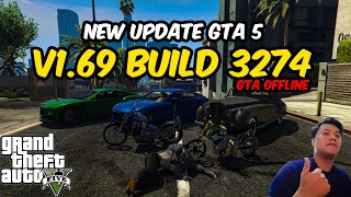 CARA UPDATE GTA 5 V169 BUILD 3274  GTA 5 INDONESIA [upl. by Doownelg660]