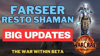 FARSEER Resto Shaman with Unleash Life in Mythic Works  The War Within Beta [upl. by Enert560]