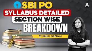 SBI PO Syllabus 2024  SBI PO Section Wise Detailed Syllabus  SBI PO 2024 Notification [upl. by Eoz]