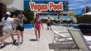 Palms Casino Pool  June 2 2024  4K UHD [upl. by Ialda]