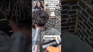 Finger coils fingercoils naturalhair naturalhairstyles hairstyles hairtransformation [upl. by Enetsuj]