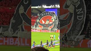 FC Midtjylland Tifo vs Eintracht Frankfurt UEFA Europa League 20241128 [upl. by Nalrah]