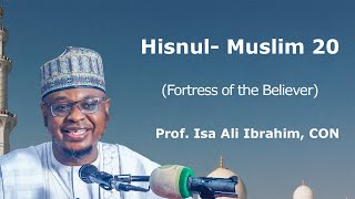 Hisnul  Muslim 20  Hausa  Prof Isa Ali Pantami CON [upl. by Akeylah]