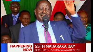 Raila sings liberation song that led to Kenyas achievement of self rule MadarakaDay2018 [upl. by Euqinue]