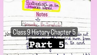 Pastoralists in Modern World Class 9 History chapter 5 Notes Part 5 study youtube class9 [upl. by Berey]