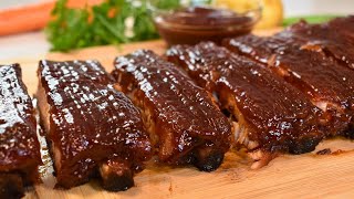 How To Make The Best BBQ Ribs in the Oven  Easy Oven Baked Ribs [upl. by Donnenfeld]