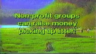 Litter Free Inc  Juneau TV PSA 1998 [upl. by Lajet772]