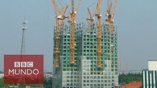 Timelapse China construye un edificio de 57 pisos en 19 días [upl. by Ancilin133]