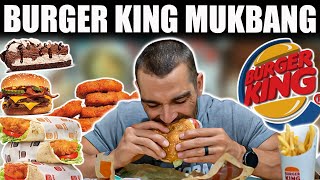 Burger King Mukbang with the New Royal Crispy Wraps [upl. by Nimajaneb]