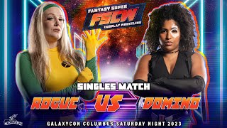 XMENS ROGUE Allysin Kay VS XFORCES DOMINO Marti Bell FULL MATCH [upl. by Ruffo796]