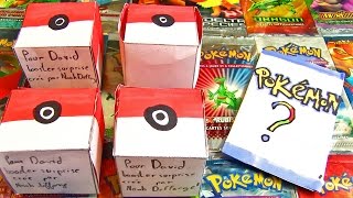 Ouverture de 7 Boosters Pokémon FAIT MAIN ORIGINAL [upl. by Melly779]