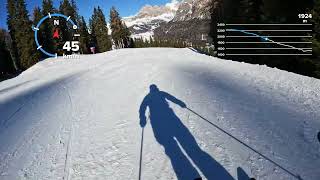 🇮🇹 🎿 Val Gardena Dolomiti Superski Ciampinoi 3 ⚫️🌲 [upl. by Uht389]