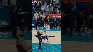 Brandon Miller DUNK vs Cade Cunningham Charlotte Hornets vs Detroit Pistons [upl. by Fonda]