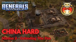 Command amp Conquer Generals Zero Hour  China Campaign  Hard Difficulty  Mission 2 [upl. by Ahsiatal681]