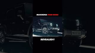 Mahindra THAR ROXX TEASER OUT Thar Mahindra shorts [upl. by Ramed]