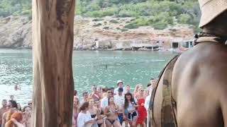 En Cala Benirràs Ibiza 😊🪘🪘🪘 [upl. by Notlok248]