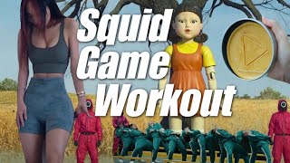 Squid Game Workout Weight loss HIIT Fat Burn Cardio exercises inspired by the Hottest Netflix Show [upl. by Htebaile]