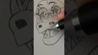 Drawing Monty Fnaf Security Breach shorts drawing fnaf [upl. by Bruns569]