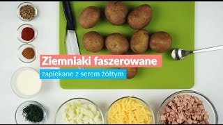 Ziemniaczki faszerowane zapiekane z serem żółtym [upl. by Fritze]