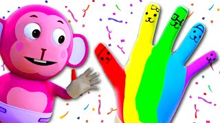 Color Finger Family Song  Kids Songs and Baby Songs By All Babies Channel on HooplaKidz [upl. by Dunc219]