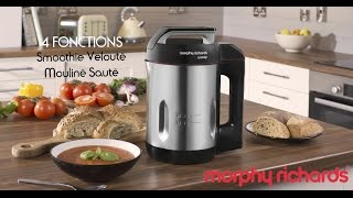 Blender Chauffant Soupmaker Sauté amp Soup 501014  MORPHY RICHARDS [upl. by Htiekel]