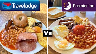 Travelodge Breakfast Vs Premier Inn Breakfast  Who Wins [upl. by Culbertson]