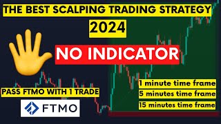 The Best Scalping Trading Strategy 2023 No indicator 80 win rate For Day Trading Forex amp Indices [upl. by Dolloff215]