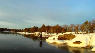 Drömisar på Vänern utanför Brommö Onsö 20130226 [upl. by Artema]