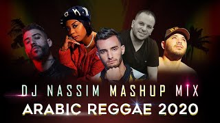 Dj Nassim  Arabic Reggae 2020  Mashup Video Mix [upl. by Suhcnip]