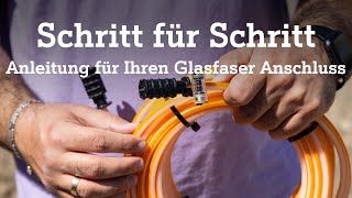 Schritt für Schritt zum Glasfaser Anschluss Anleitung für bauliche Eigenleistungen [upl. by Mareld239]