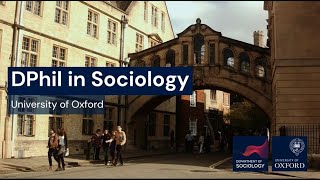 What is the DPhil in Sociology  Oxford Department of Sociology [upl. by Hniht]