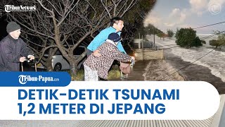 Detikdetik Tsunami 120 Meter Terjang Jepang Dampak dari Letusan Gunung Berapi Bawah Laut di Tonga [upl. by Aisel]